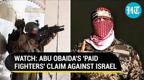 Hamas' Abu Obaida Says Israel Using Mercenaries In Gaza Amid Reports Of ...