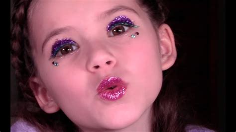 New Years Party Makeup for Kids and Teens by Emma - YouTube