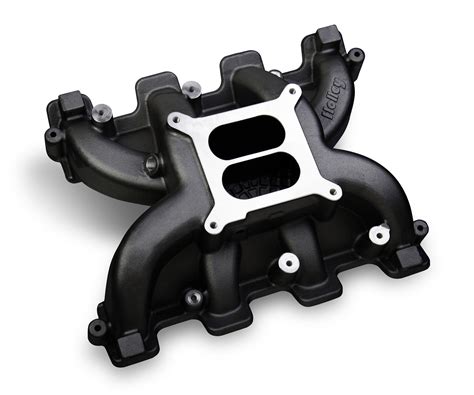 Holley 300-130BK Holley LS Mid-Rise Carbureted Intake Manifolds | Summit Racing