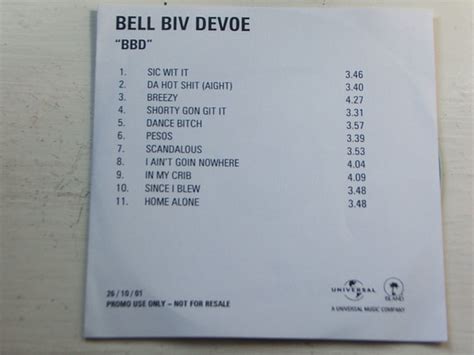 Bell Biv Devoe - BBD (2001, CDr) | Discogs