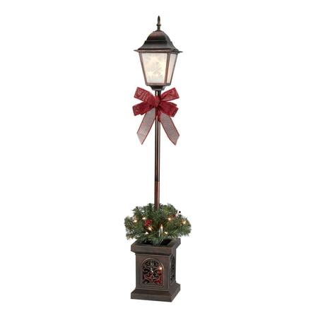Holiday Time Prelit Lamp Post Christmas Tree 4 ft, Bronze - Walmart.com