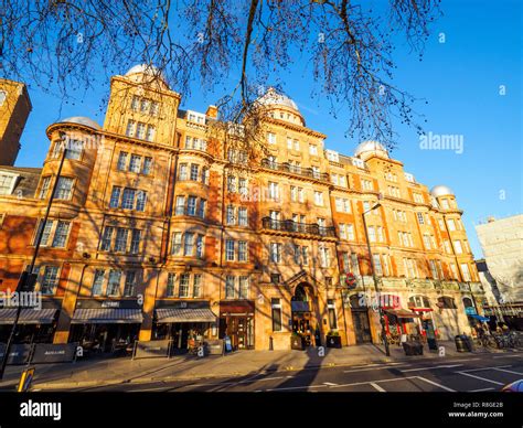 The Hilton London Hyde Park overlooking Hyde Park and Kensington Gardens - London, England Stock ...