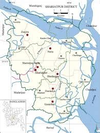 Shariatpur District: shariatpur map bangladesh