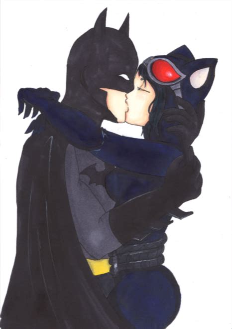 Batman and Catwoman - Kiss by Kilimiria on DeviantArt