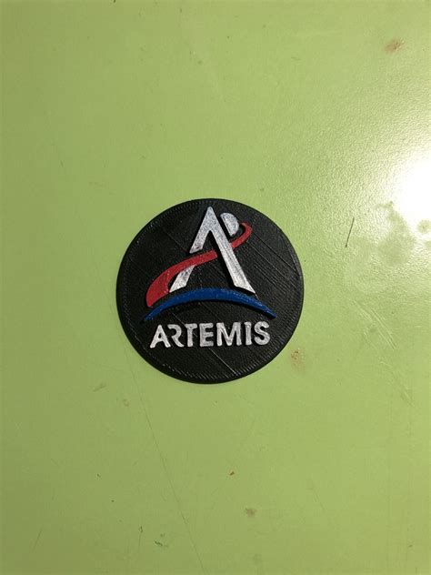 Nasa Artemis program logo by Riccardo | Download free STL model ...