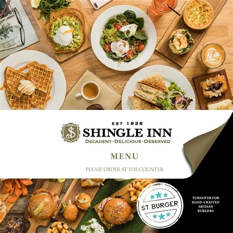 Menu at Shingle Inn Innaloo cafe, Innaloo, Innaloo shopping centre