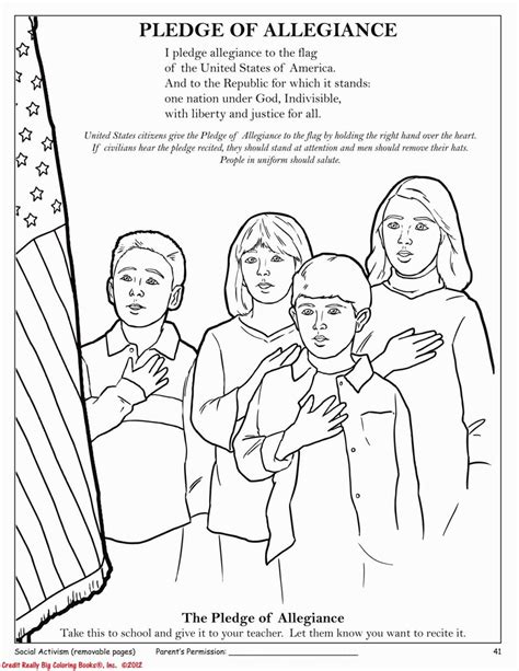 Printable Pledge Of Allegiance