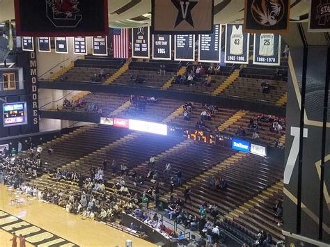 Vanderbilt Basketball Interactive Seating Chart | Elcho Table