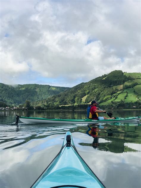 Kayaking Around the Green & Blue Lakes of Sete Cidades in the Azores - Compass + Twine