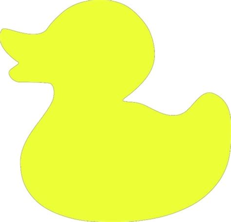 Rubber Duck Unfinished Cutout, Wooden Shape, Paintable MDF DIY Craft DIY Craft Wall Decor