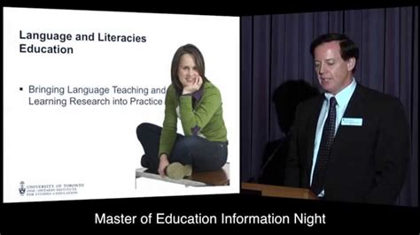 OISE Master of Education Information Night - YouTube