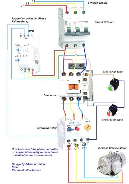 Power Contactor Circuit Diagram