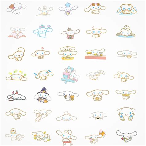 100PCS Cinnamoroll Sticker Pack, Cute Kawaii Sanrio Stickers, cartoon ...