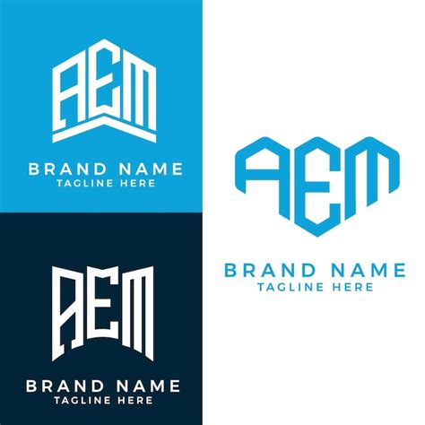 Premium Vector | Aem letter logo. aem monogram logo design for entrepreneur and business.