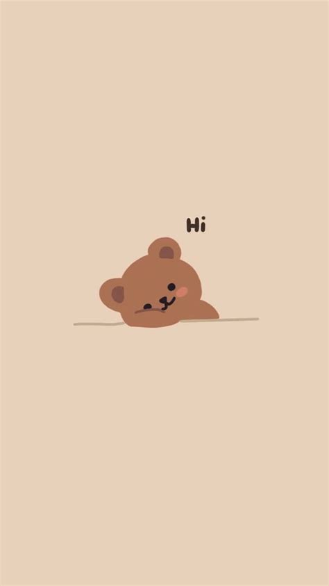 Bear ear . iPhone cat, Cute cartoon, Cartoon, Brown Bear Cartoon, HD ...