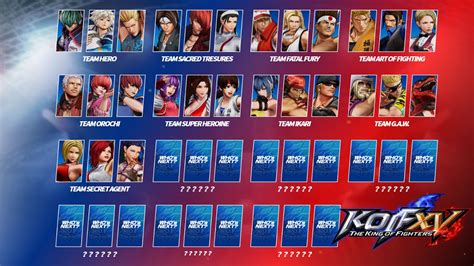 KOF XV Roster, Historia, DLC Teams, Lanzamiento y Todos los detalles!! - YouTube