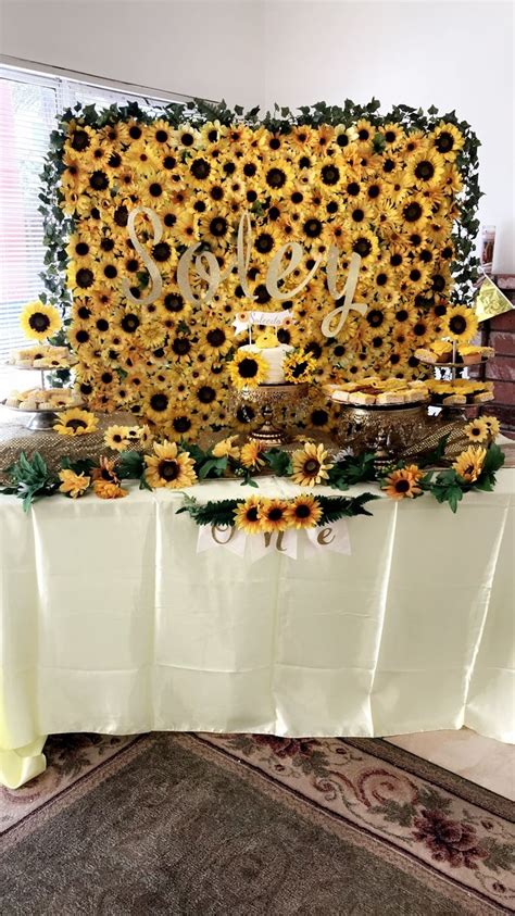 Sunflower Backdrop for Weddings