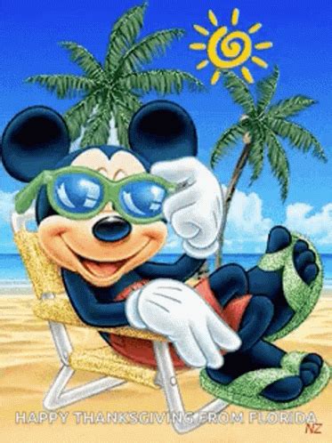 Summer Mickey Mouse GIF – Summer Mickey Mouse Wink – GIFs entdecken und ...