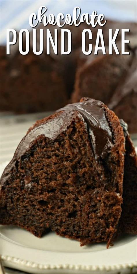 This rich, moist Chocolate Pound cake recipe is the best bundt cake you'll taste. Easy to make ...