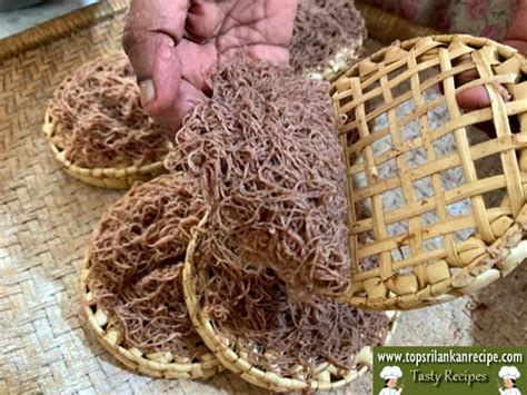 Make String Hoppers Homemade Recipe (Red Rice Flour + Plain Flour)