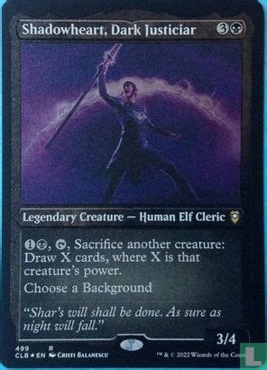 Shadowheart, Dark Justiciar 499 (2022) - 2022) Commander Legends ...