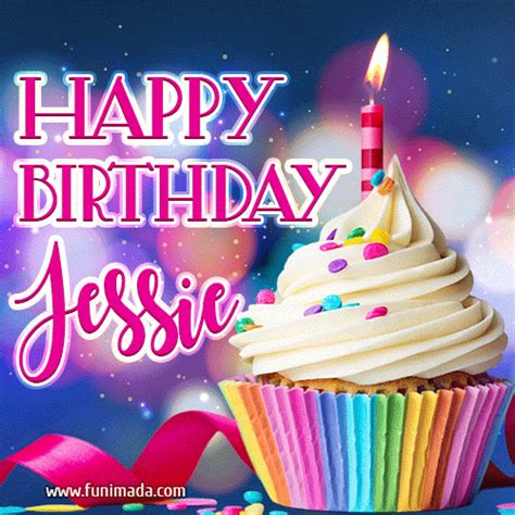 Happy Birthday Jessie - Lovely Animated GIF — Download on Funimada.com