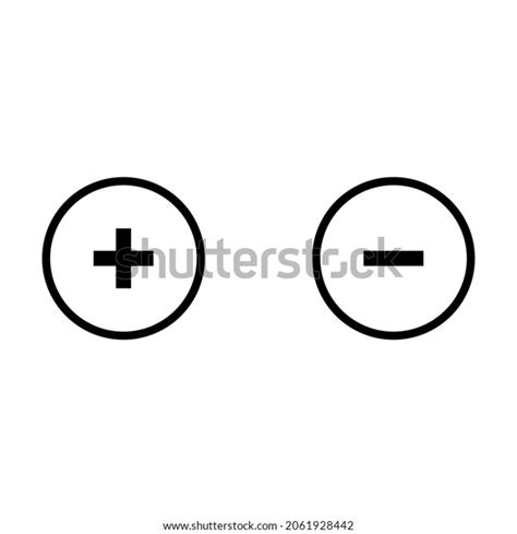 Positive Negative Charge Diagram Physics Stock Vector (Royalty Free) 2061928442