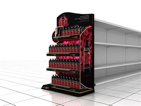 LUX END GONDOLA on Behance | Supermarket design, Store fixtures design, Pop display