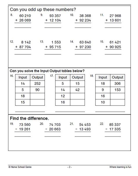 GRADE 6 MATH CHALLENGE – FULL YEAR REVISION – 15 PAGES WORKSHEETS +15 PAGES MEMO • Teacha!