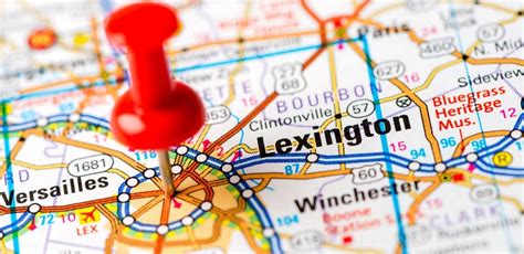 US capital cities on map series: Lexington, KY - Lexington Medical Society