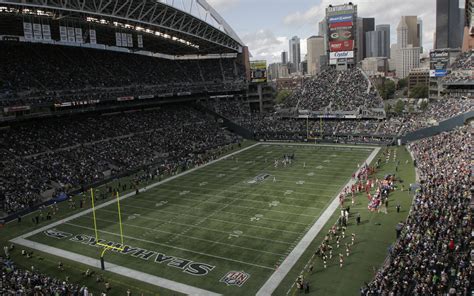 Download wallpapers CenturyLink Field, inside view, Seattle Seahawks, field for american ...