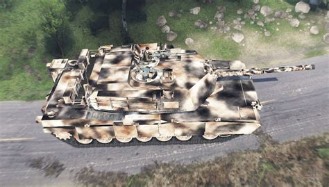 M1 Abrams desert camo for Spin Tires