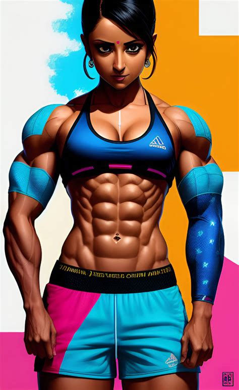 Trisha 10 pack abs look by supercar3432 on DeviantArt