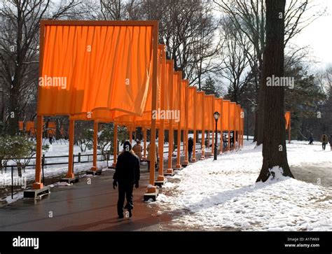 The Gates Central Park New York Stock Photo - Alamy