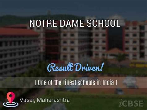 Notre Dame School, Vasai - Reviews, Fees, Address and Admissions 2024