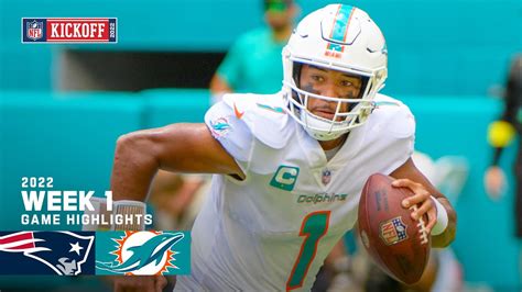 New England Patriots vs. Miami Dolphins | Week 1 Game Highlights - Win ...