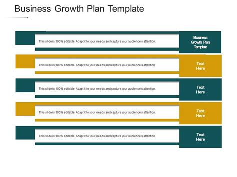 Business Growth Plan Template Ppt Powerpoint Presentation Gallery Deck ...