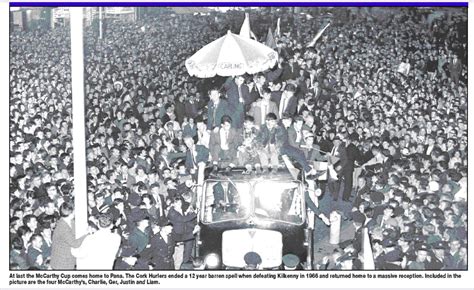 Cork Hurling History on Twitter: "Scene of celebration on a crowded St ...