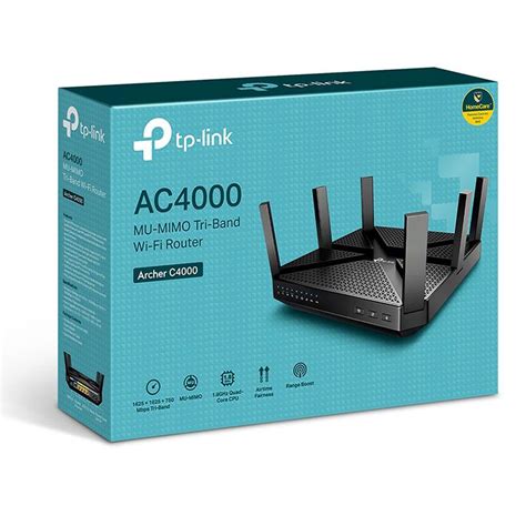 TP-Link Archer C4000 AC4000 Wireless Tri-Band MU-MIMO Router - Archer C4000 | Mwave.com.au