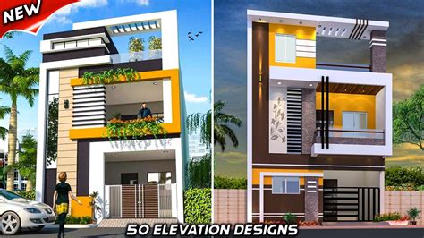 North Facing Double Floor North Facing Low Cost Normal House Front Elevation Designs - jengordon288