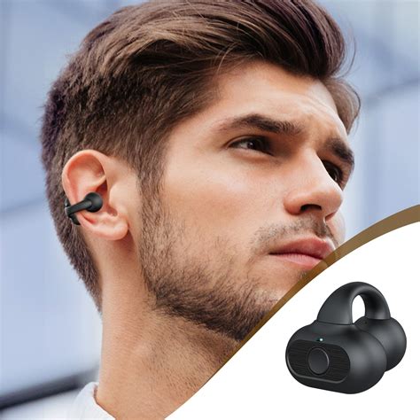 Open Ear Clip Headphones, Wireless Earbuds Bluetooth 5.3, Playback ...