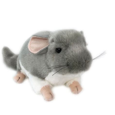 Bluelans Realistic Chinchilla Mouse Animal Plush Stuffed Doll Kids Toy ...