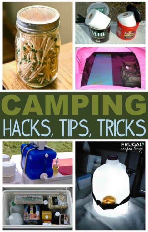 Camping Hacks, Tips and Tricks