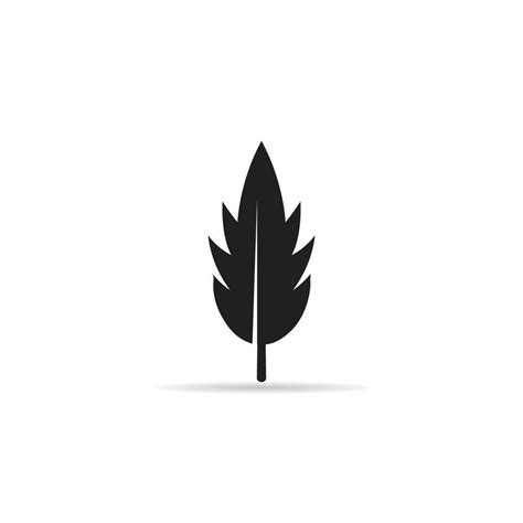 black feather vector illustration 9403382 Vector Art at Vecteezy