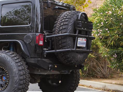 Jeep JK Swing Out Rear Tire Carrier & Bumper Package (Steel)