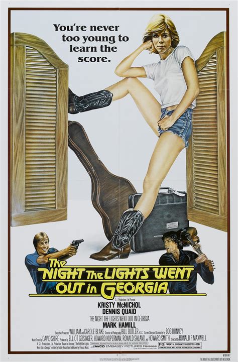 The Night the Lights Went Out in Georgia : Extra Large Movie Poster ...