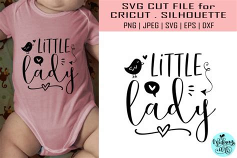 Little Lady Svg, Baby Girl Svg Graphic by MidmagArt · Creative Fabrica