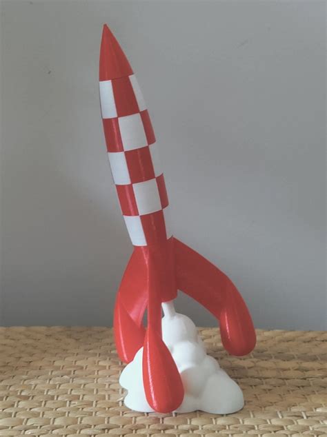 Tintin-inspired Moon Rocket - Etsy