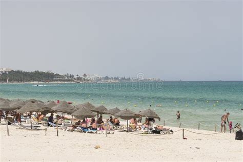 Beach in sousse editorial image. Image of landscape, medina - 57355990