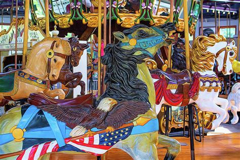 Coolidge Park Carousel Photograph by Mark Chandler - Pixels